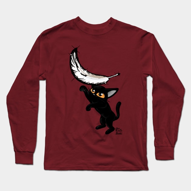 Feather Long Sleeve T-Shirt by BATKEI